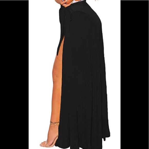 Mesh Swim Coverup Skirt - Picture 2 of 5